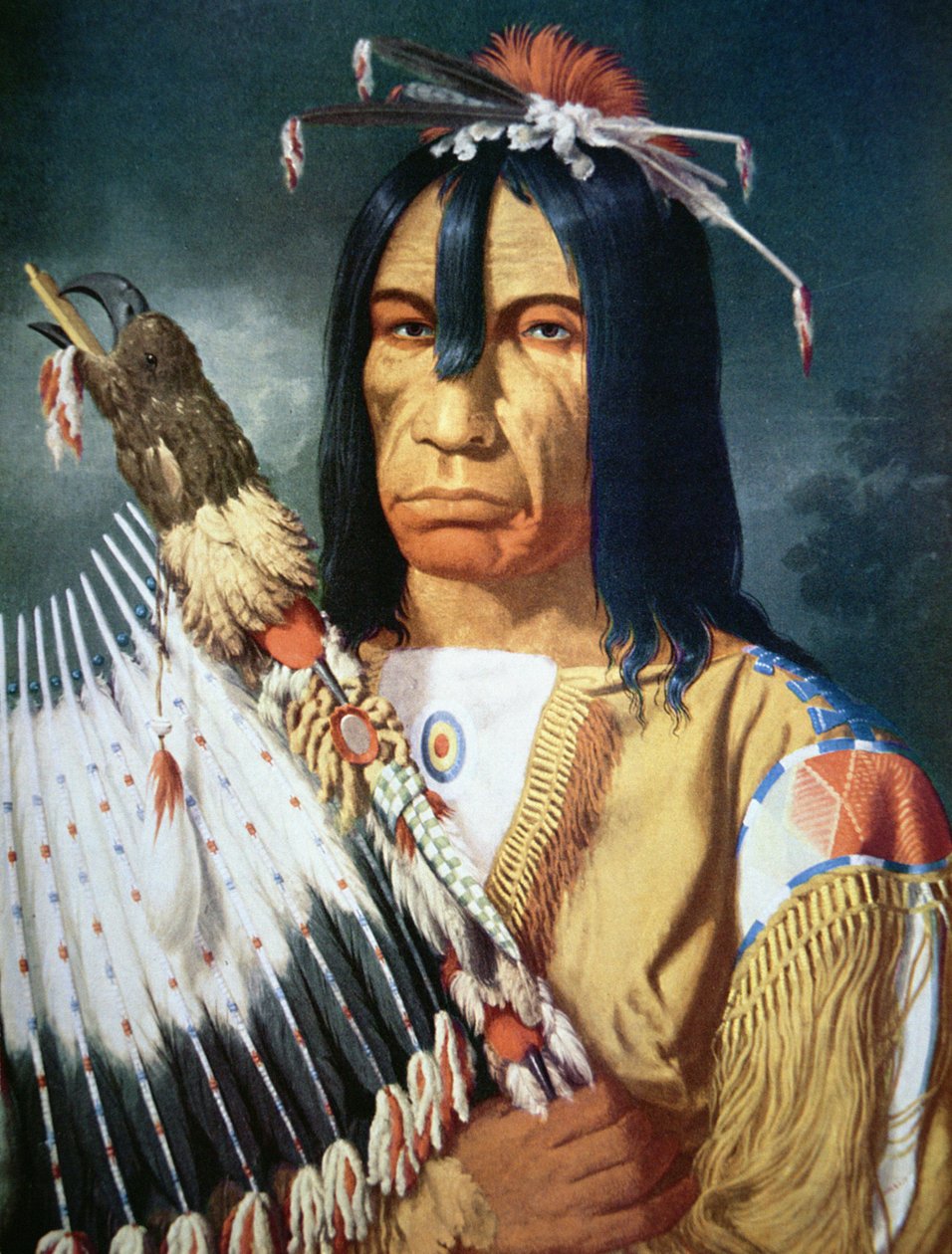 Indianerchef for Cree-folket i Canada af Paul Kane