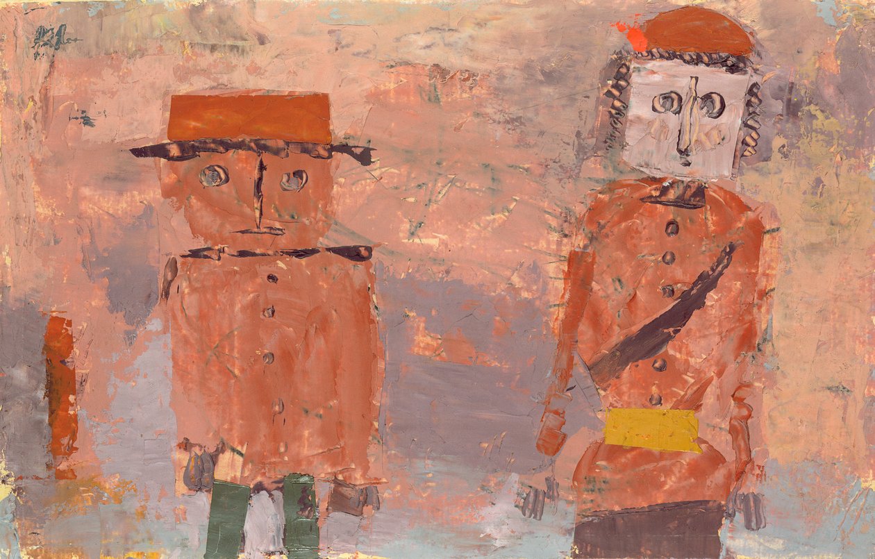 Et brudepar i deres livs efterår af Paul Klee