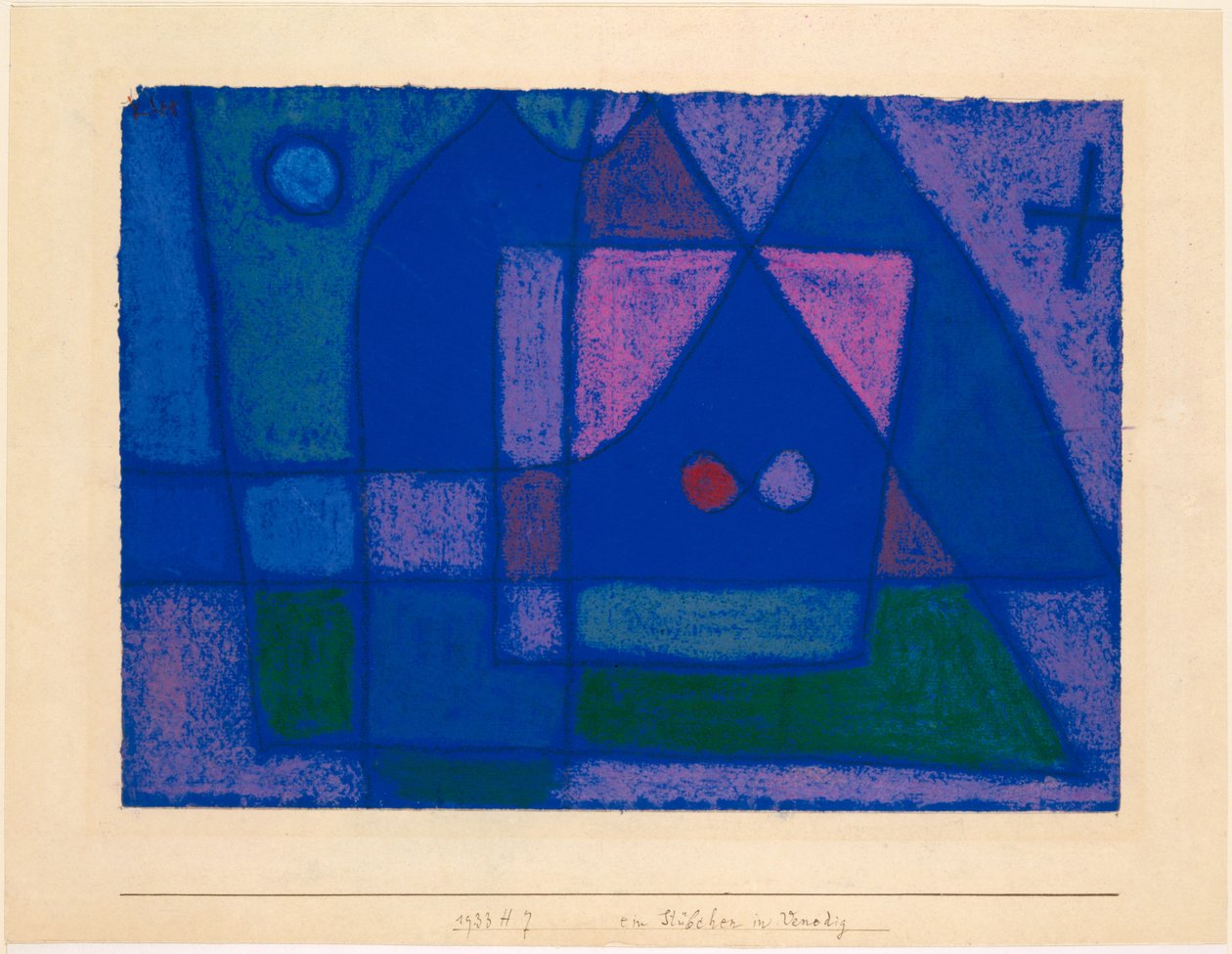 Et lille værelse i Venedig, 1933. af Paul Klee