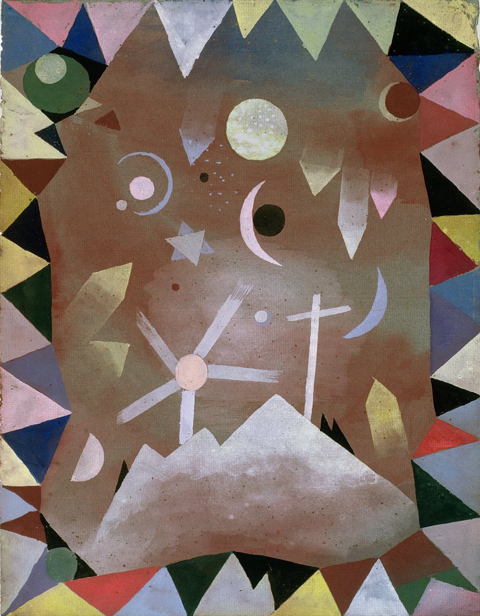 Over Bjergtoppene af Paul Klee