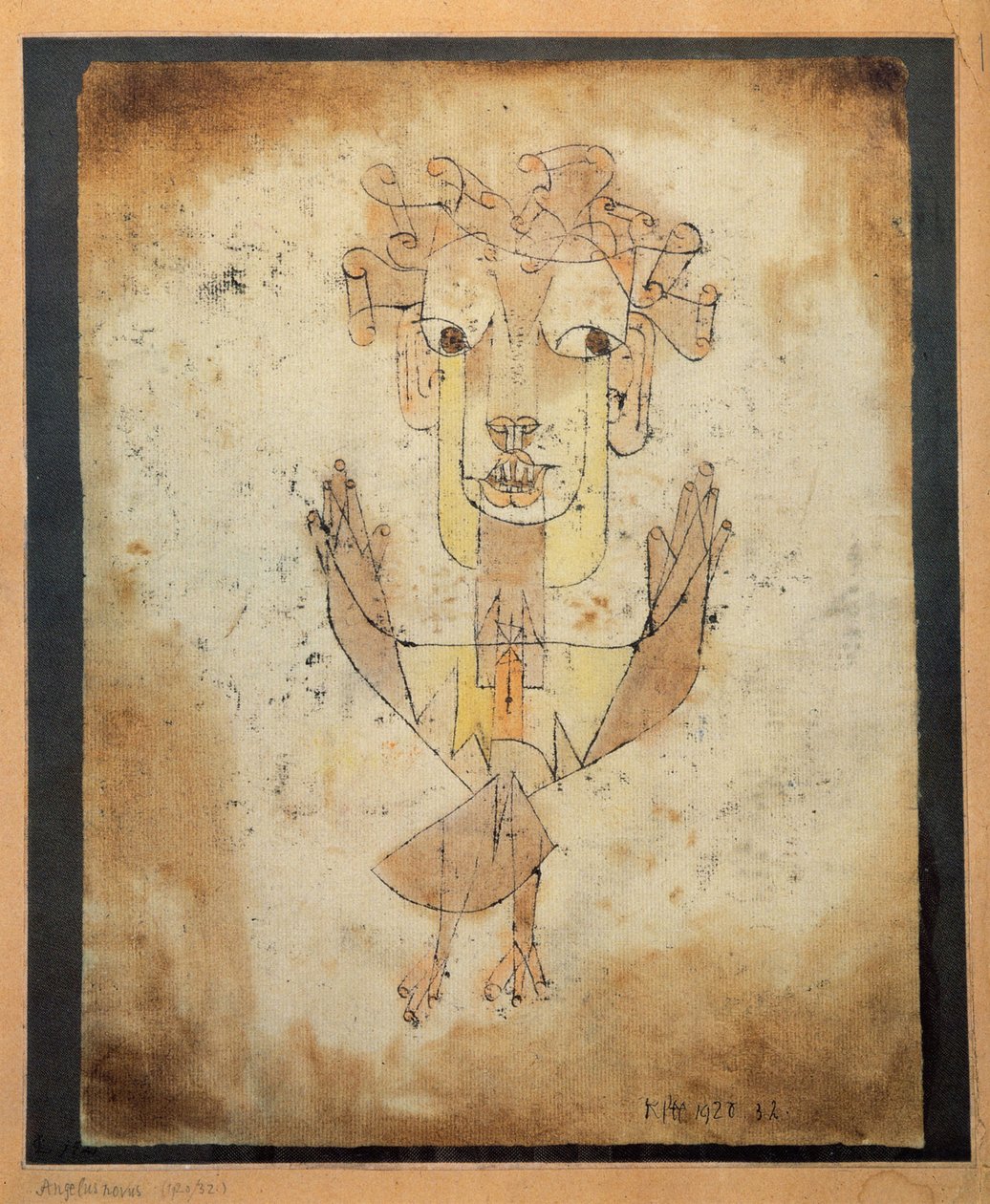 Ny engel, 1920 af Paul Klee