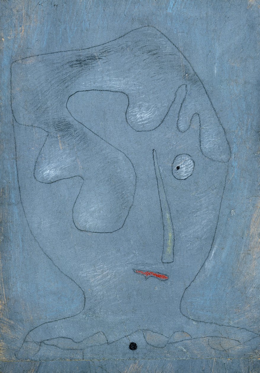 ængstelig baghold af Paul Klee