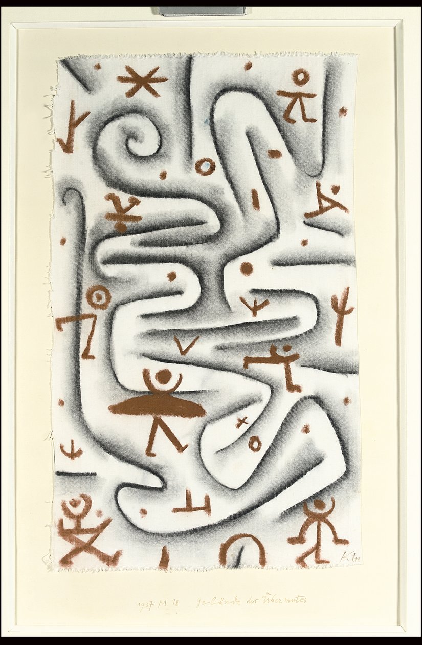 Område med højt humør; Gelande des Ubermutes af Paul Klee
