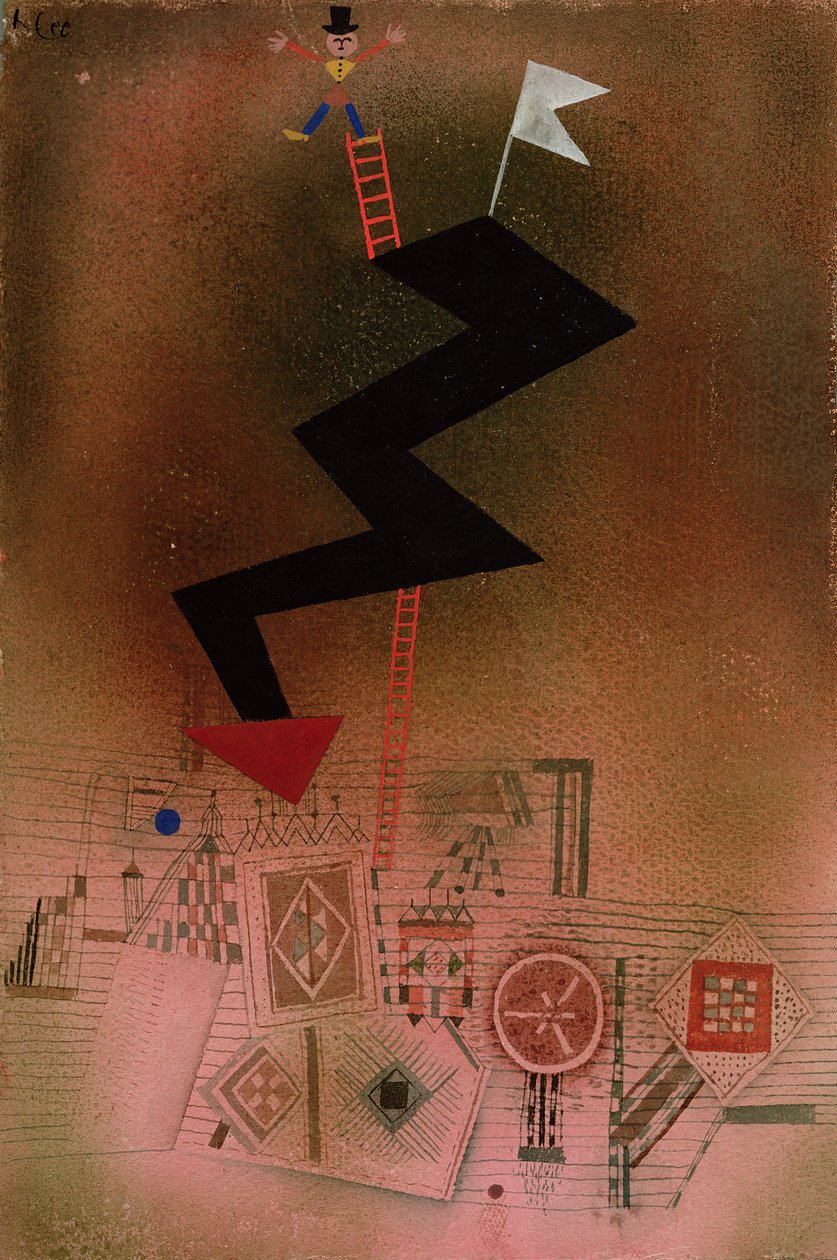 arresteret lyn af Paul Klee