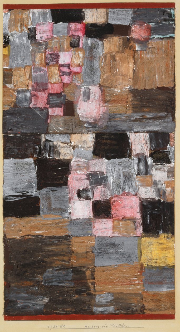 Ascent of a Little Town, 1930. af Paul Klee