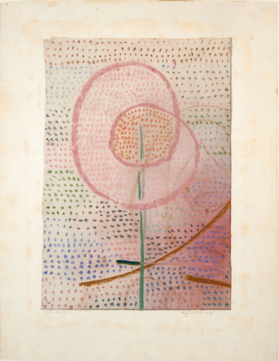 Blossoming, 1934. af Paul Klee