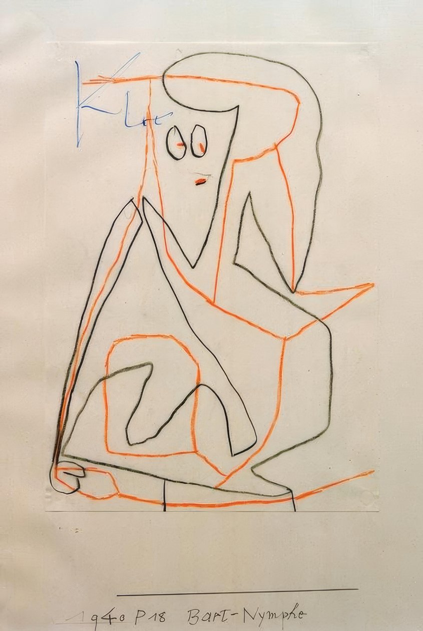 Skægnymfe af Paul Klee
