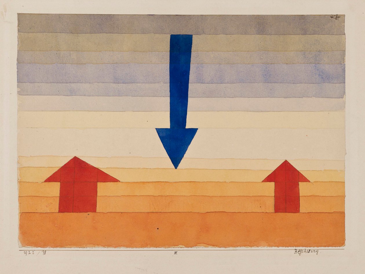 Hilsen, 1922. af Paul Klee