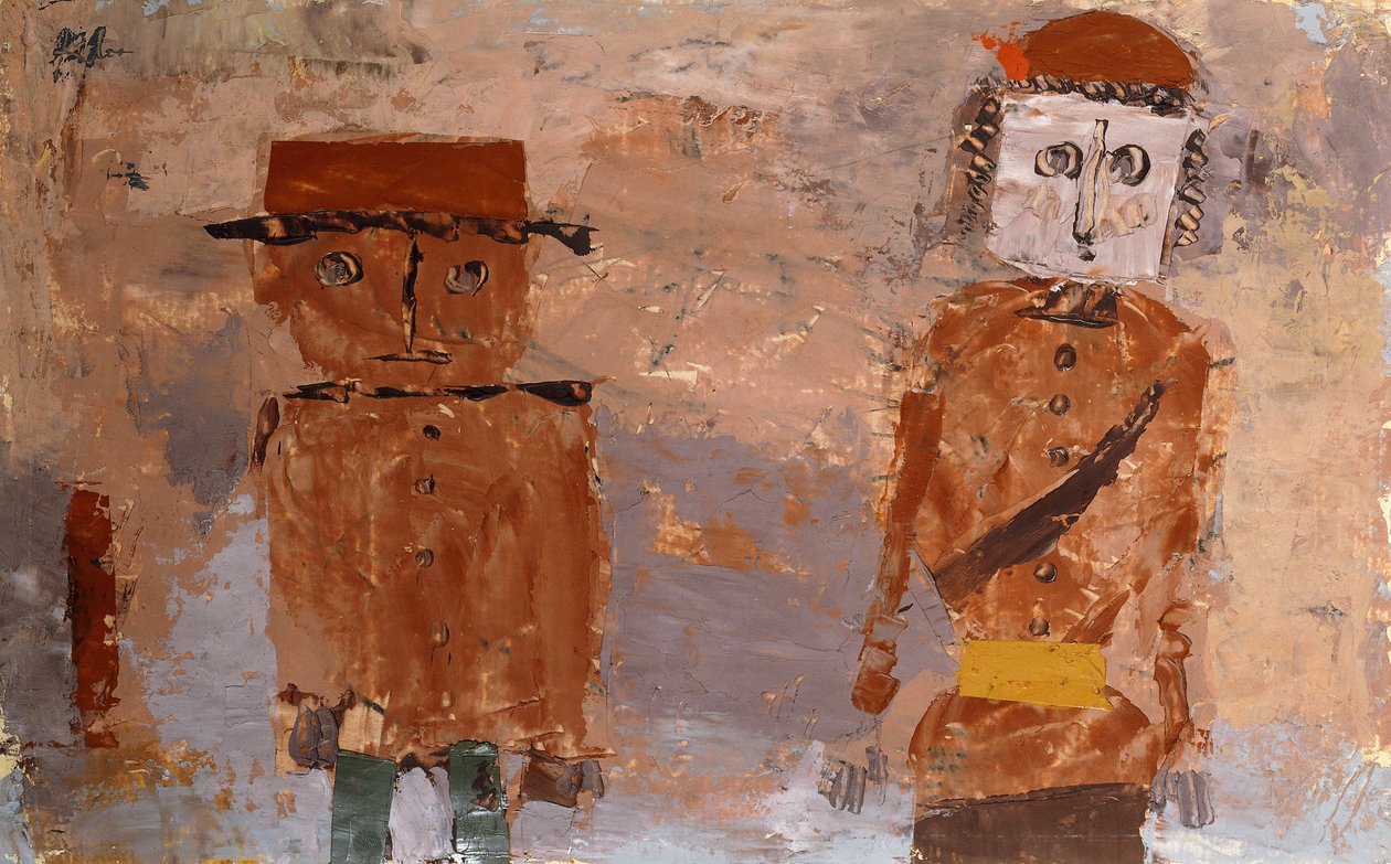 Brud og Brudgom i Livets Efterår; Brudepar i livets efterår af Paul Klee