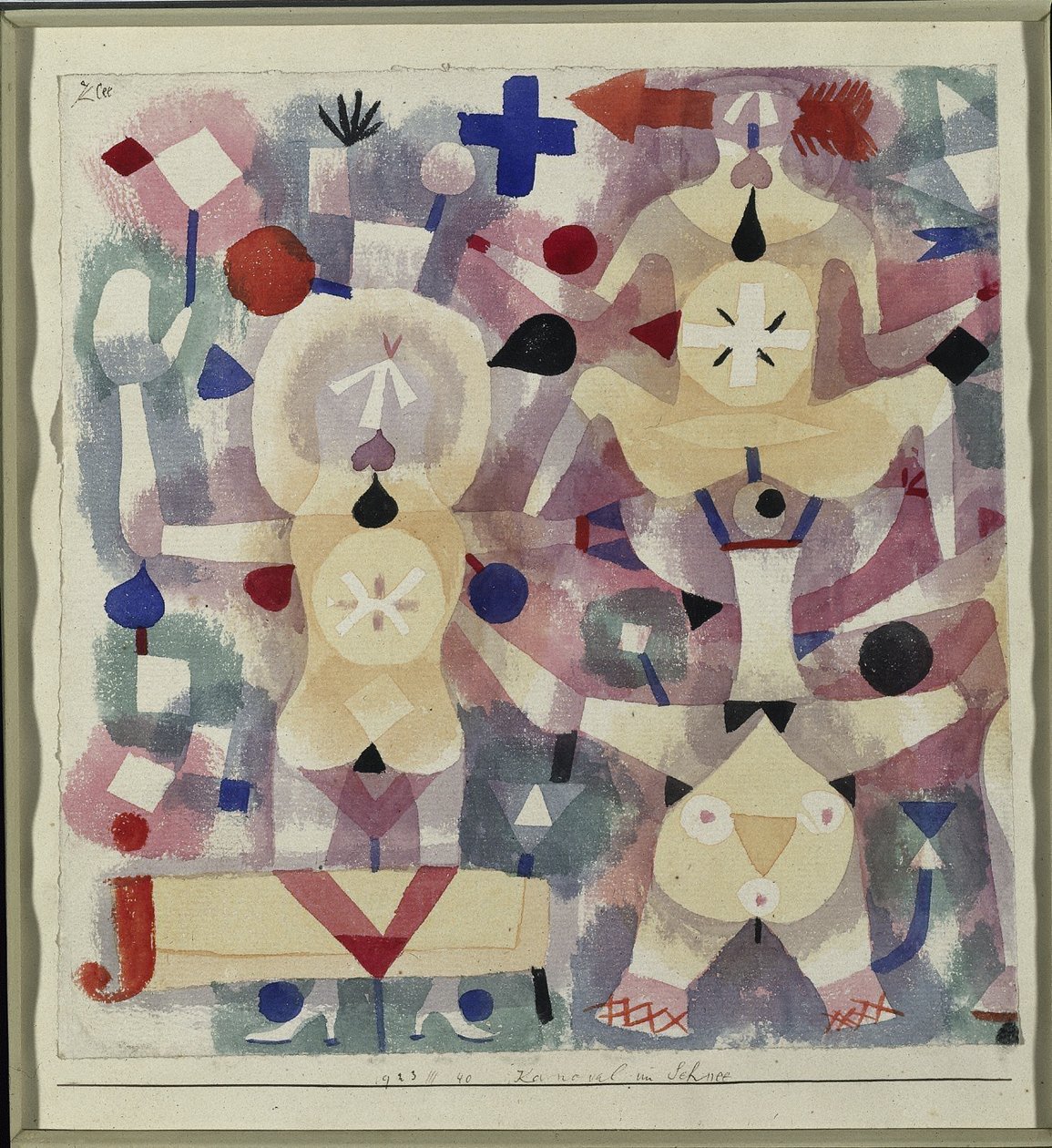 Karneval i sneen af Paul Klee
