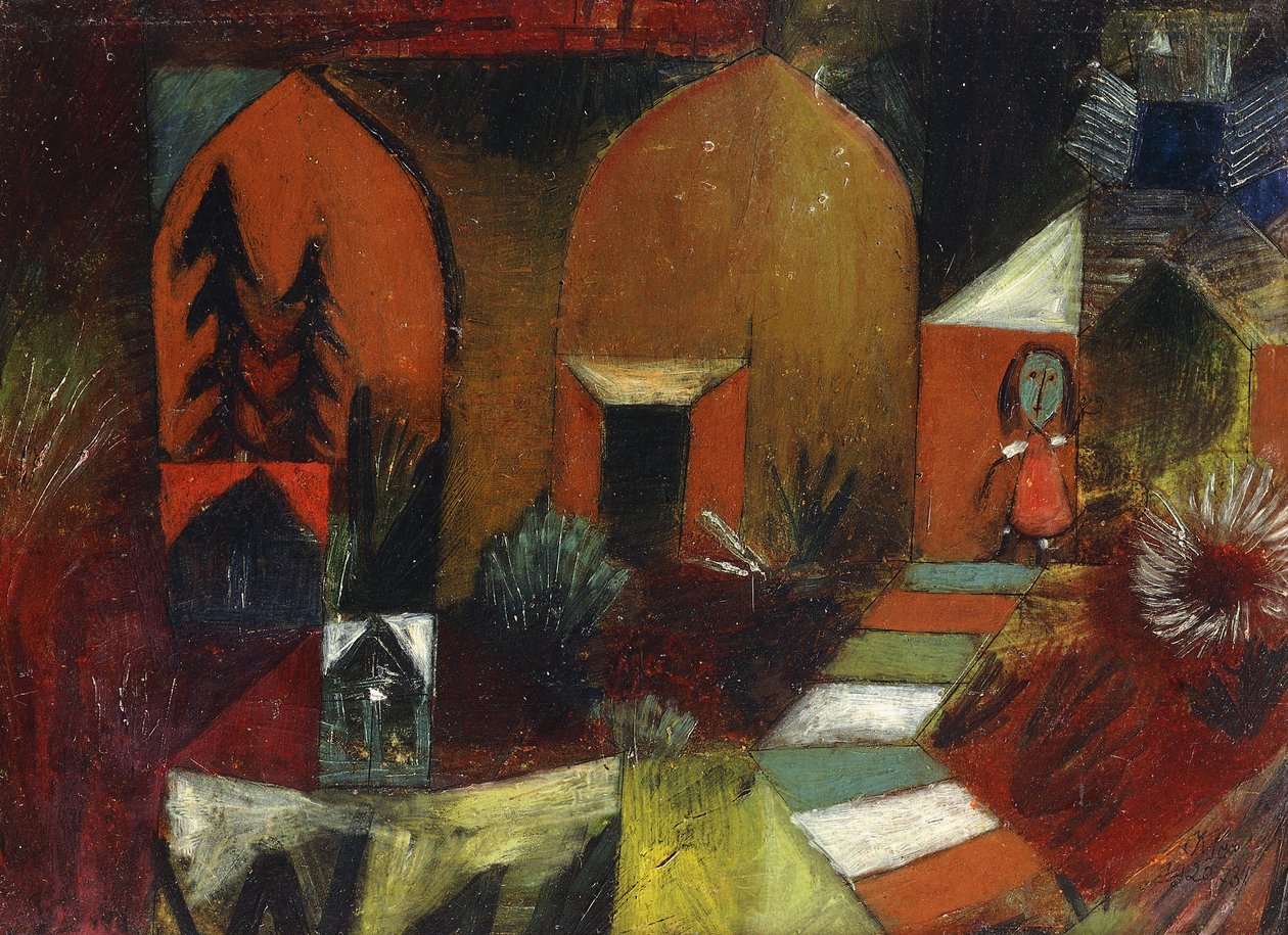 Barn som Eremit; barn som eneboer af Paul Klee