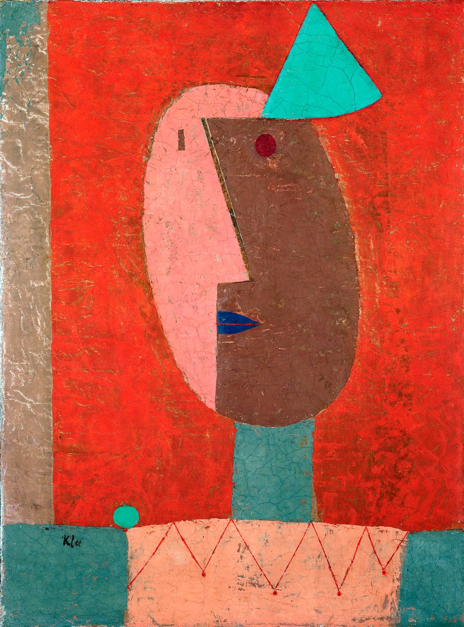 "Klovn" 1929 (olie på lærred) af Paul Klee