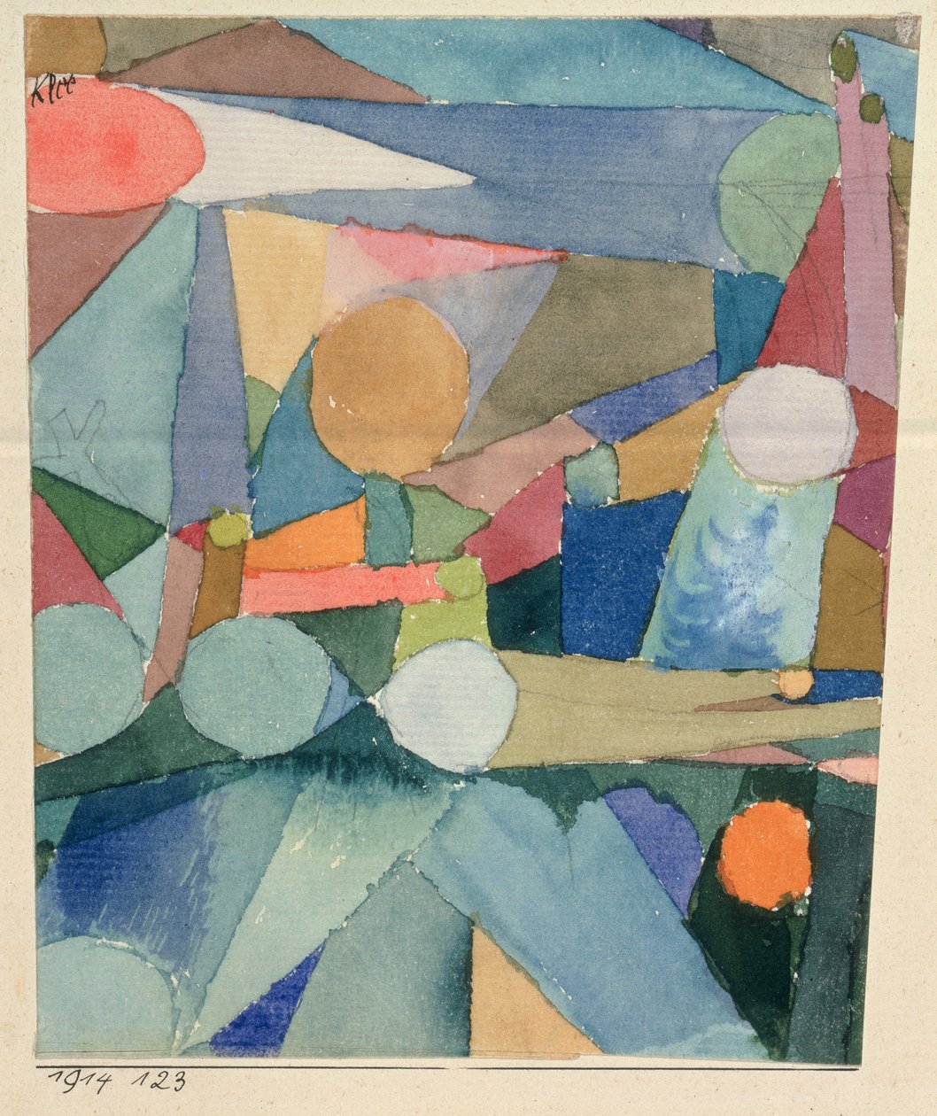 Farveformer af Paul Klee