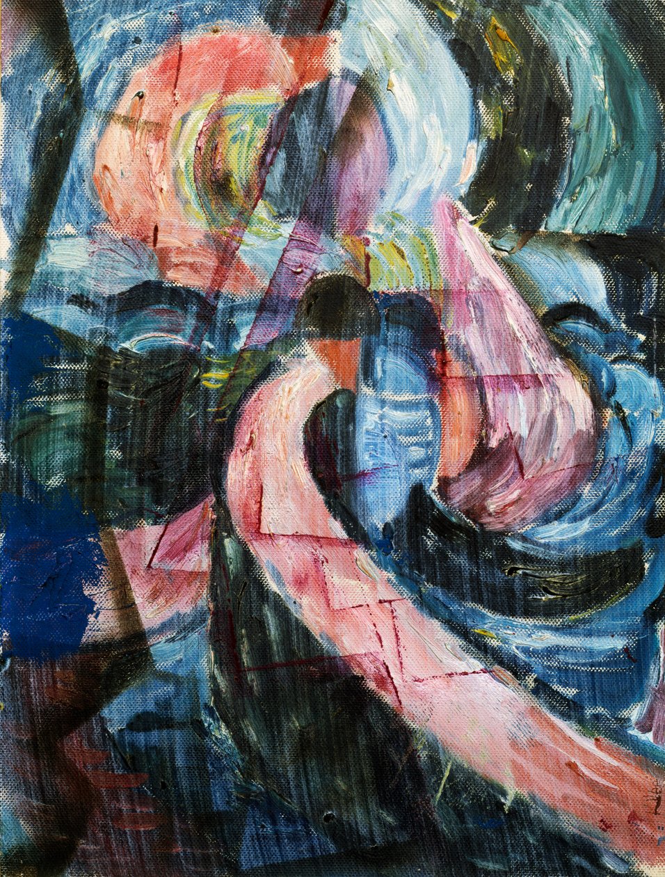 Konstruktion under et vandfald, en krydsning af Paul Klee