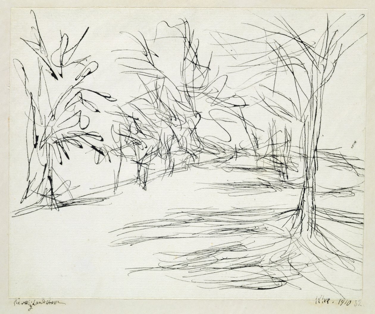 Landevej til Schwaing af Paul Klee