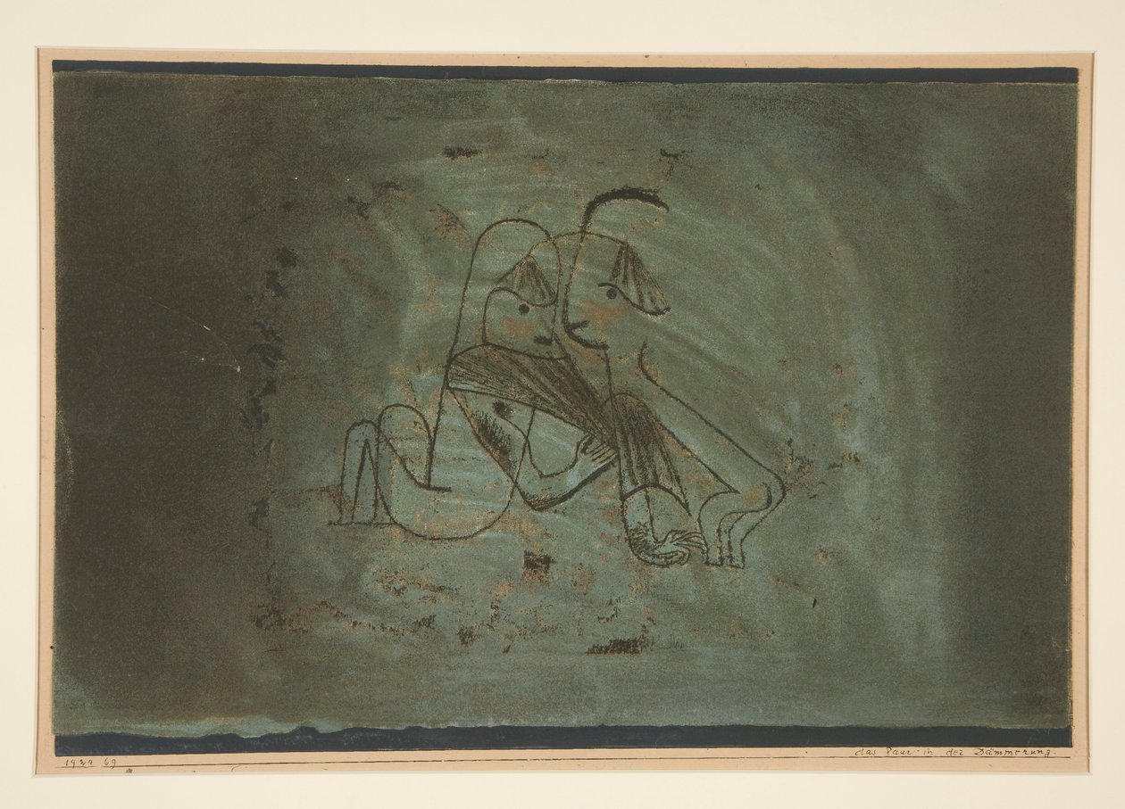 Parret i tusmørket af Paul Klee