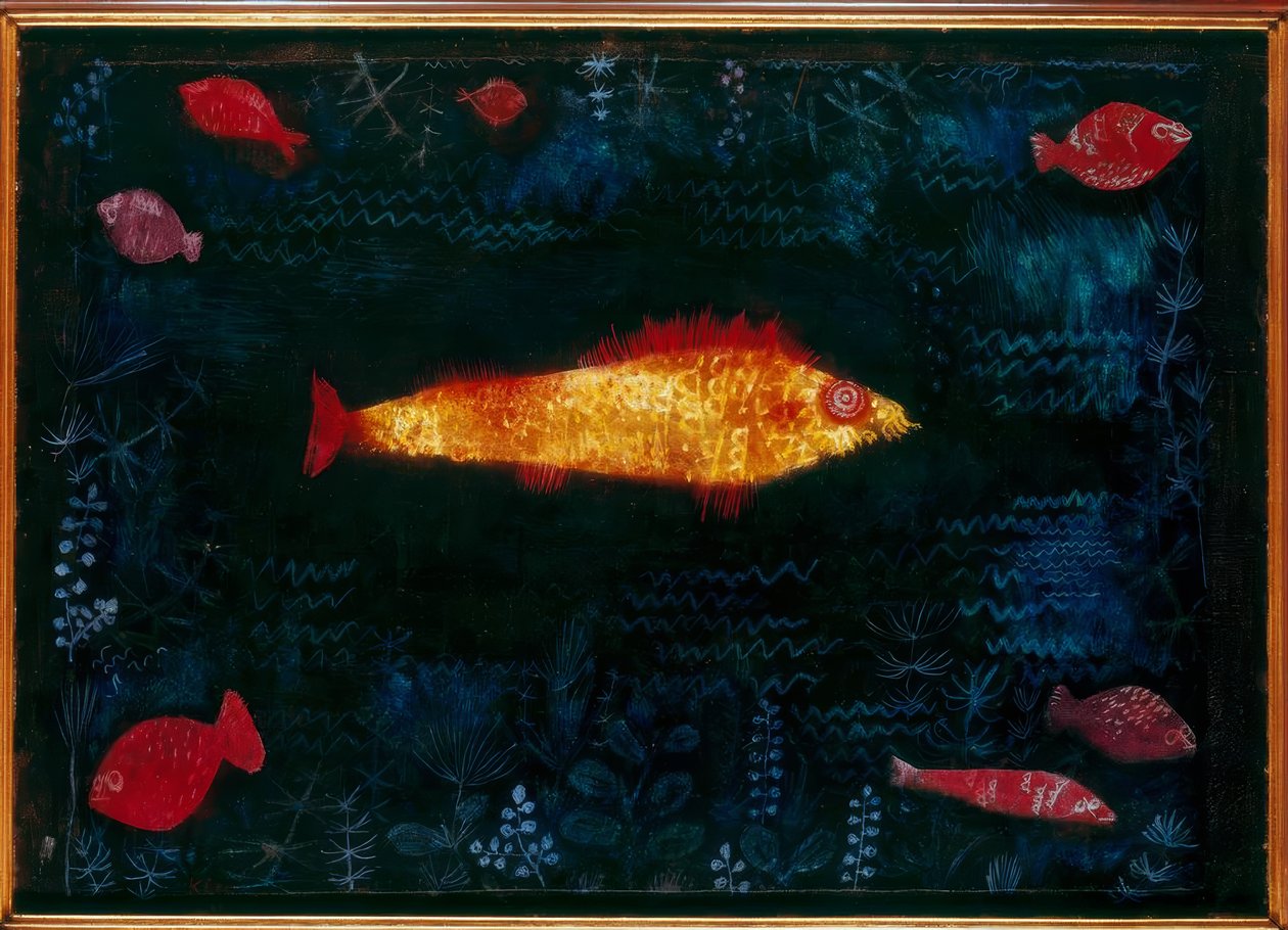 Den gyldne fisk af Paul Klee