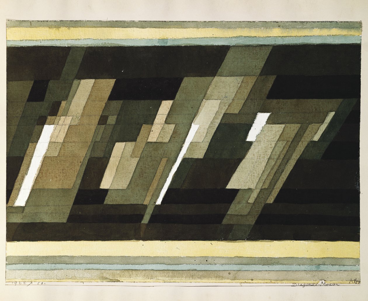 diagonale medier af Paul Klee
