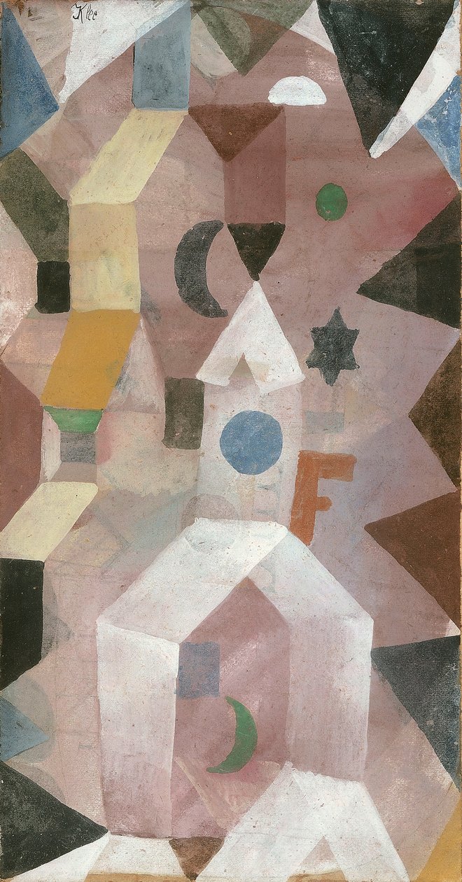 Kapellet Kapellet, 1917. af Paul Klee