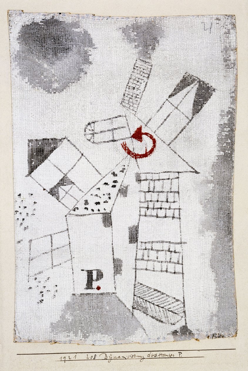 Dynamisering af huse P.; Dynamisering des Hauses P af Paul Klee