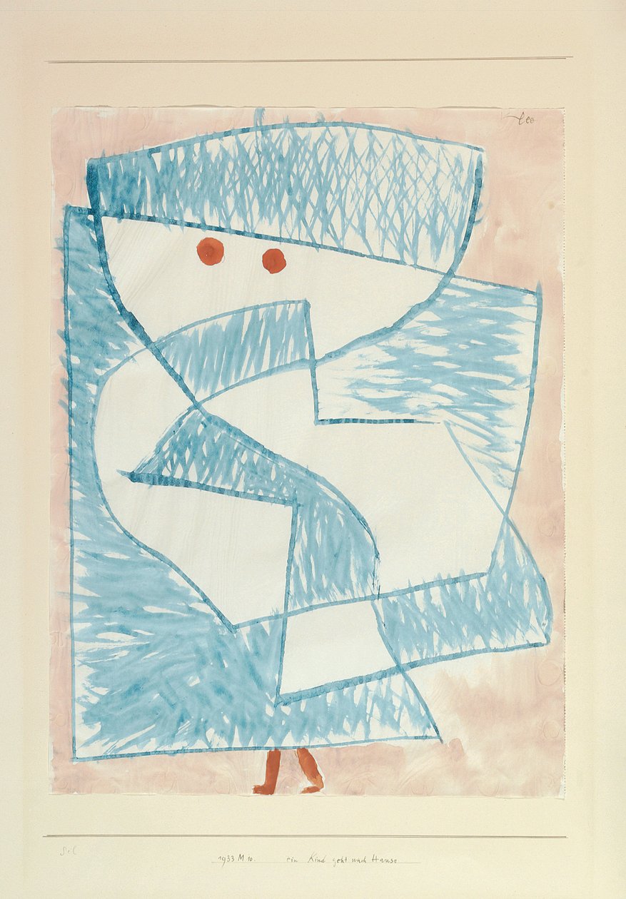 Et barn går hjem af Paul Klee