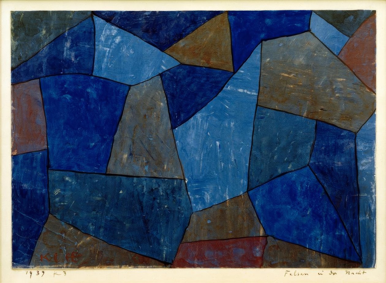 Sten om natten af Paul Klee