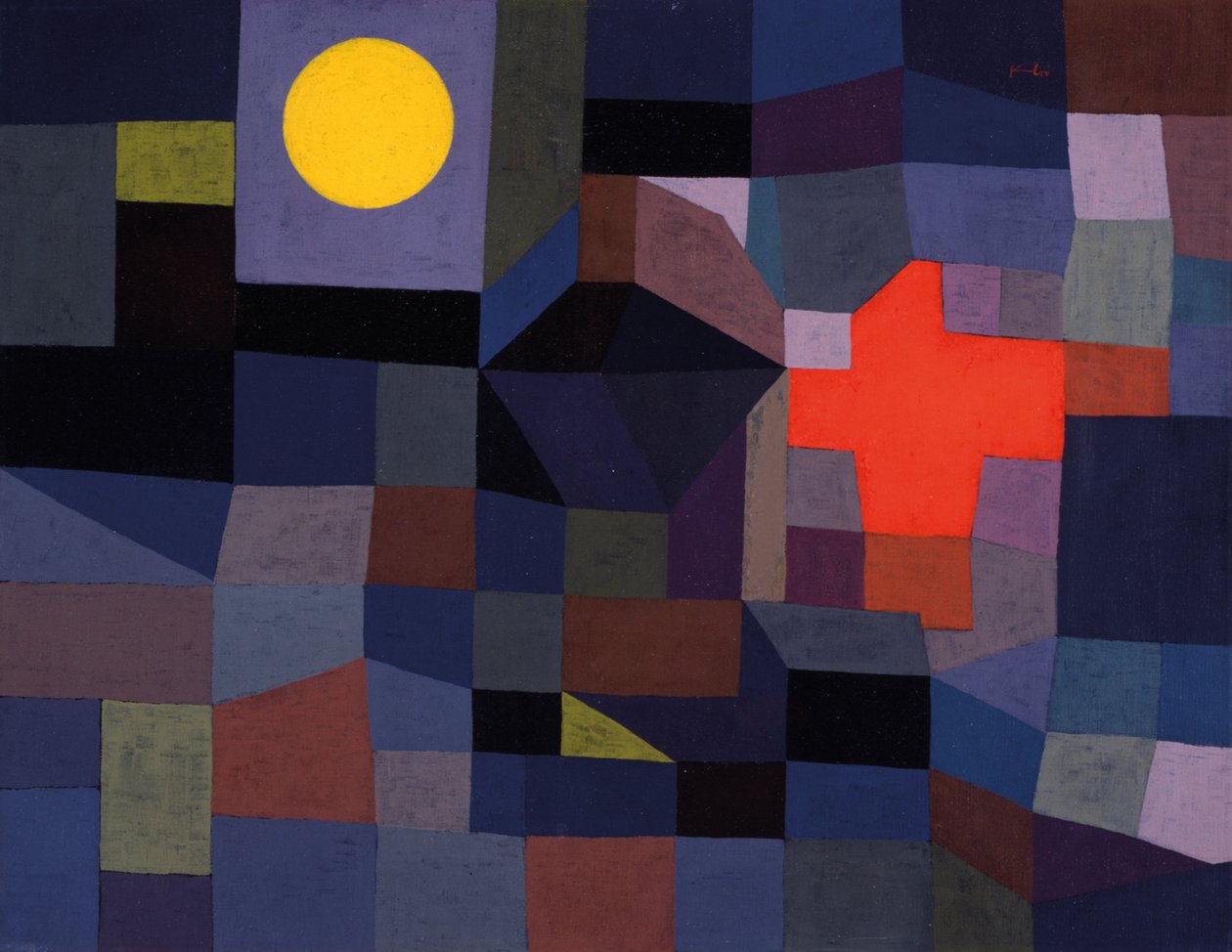 Ild ved fuldmåne af Paul Klee
