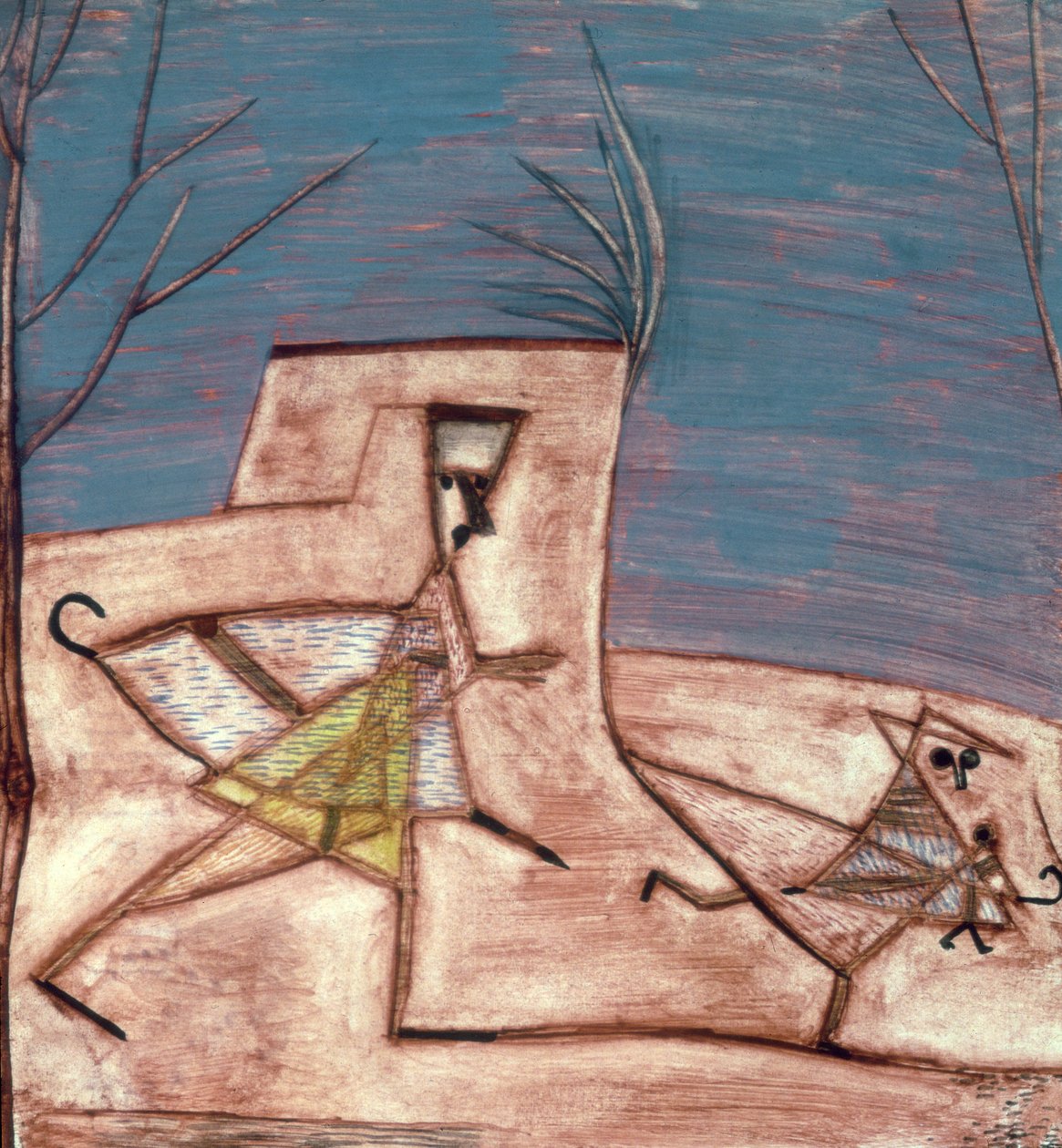 Flygtende børn af Paul Klee