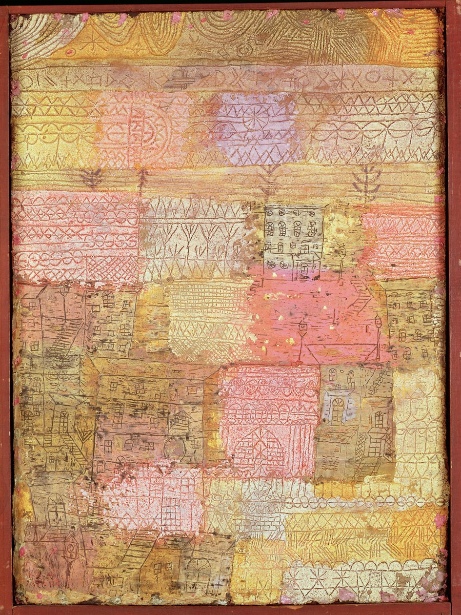 Florentinsk boligområde af Paul Klee
