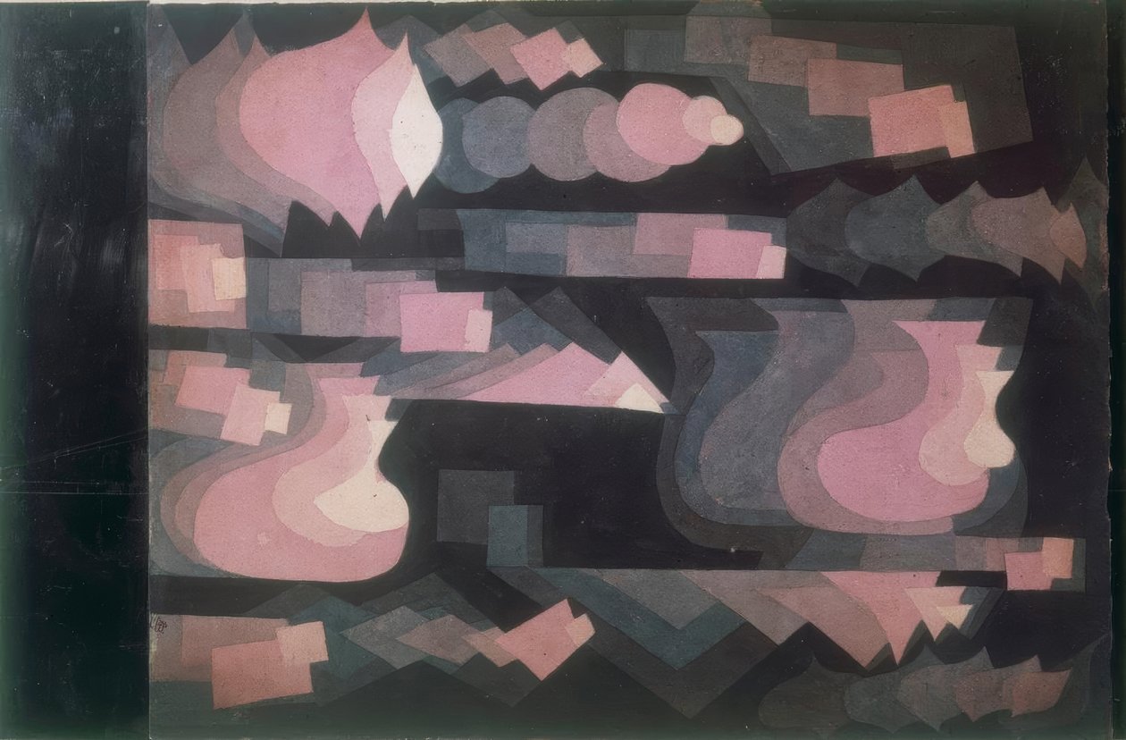 Fuge i rødt af Paul Klee