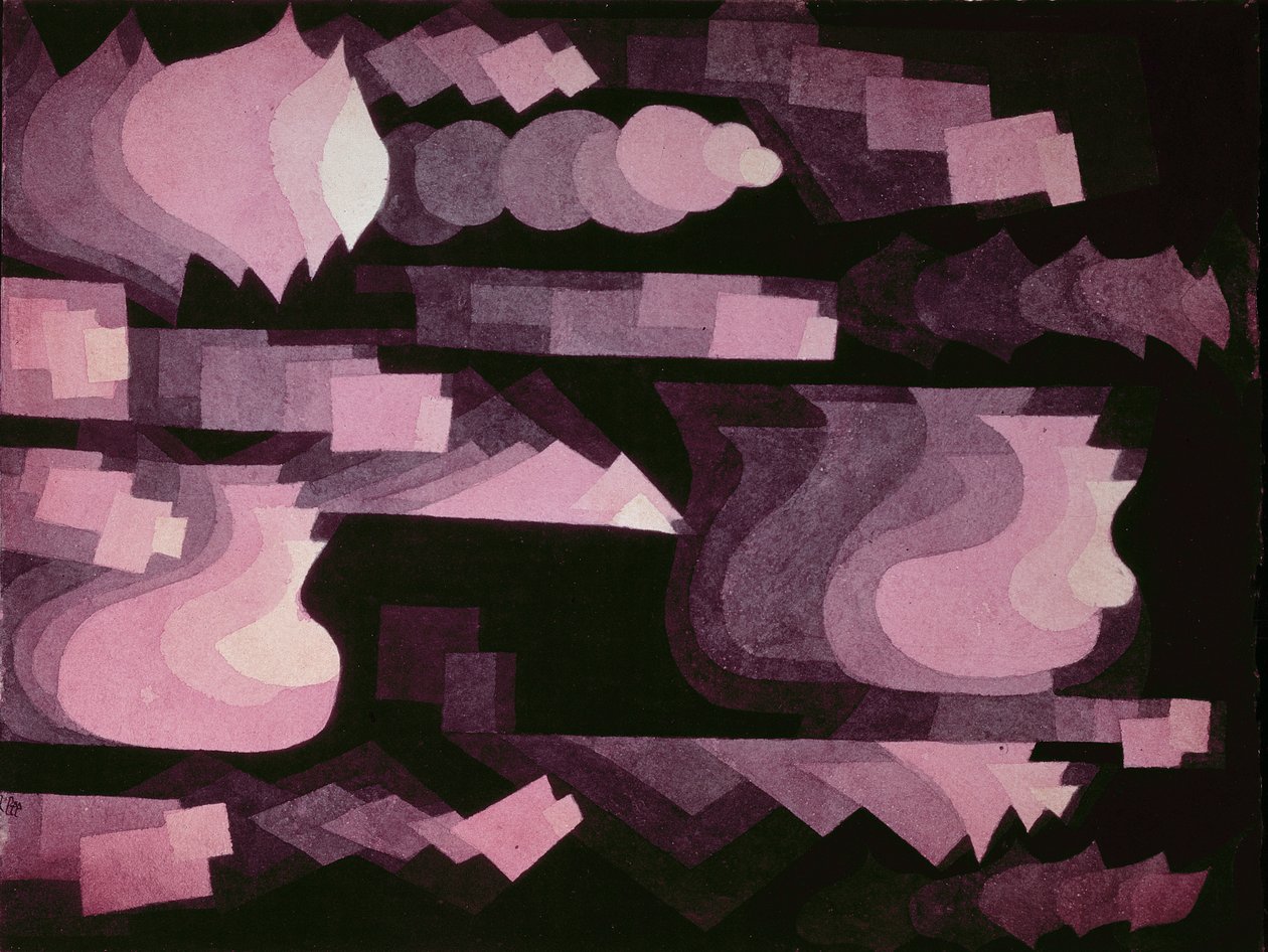 Fugue i rødt af Paul Klee