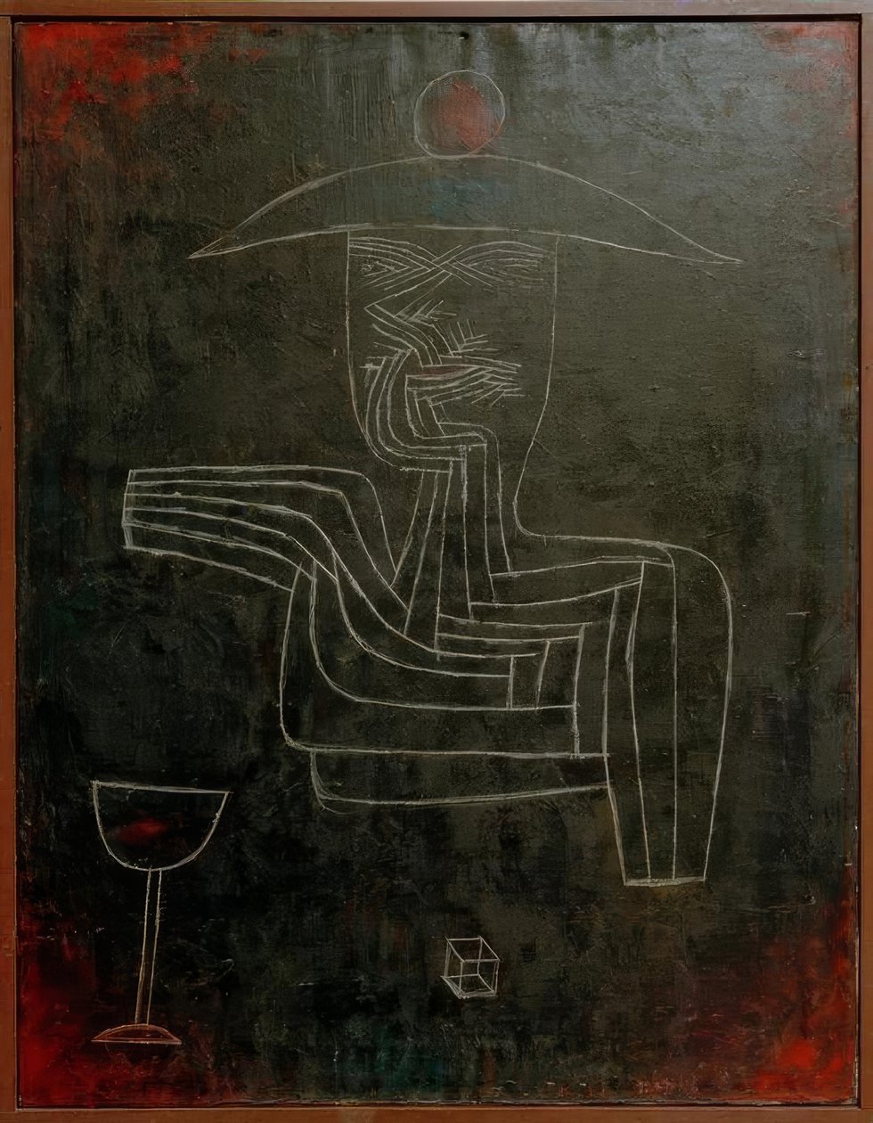 Spirit med vin og leg af Paul Klee