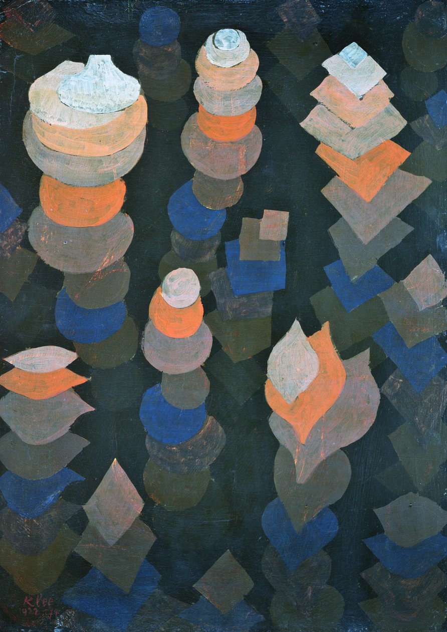 Vækst af natplanterne af Paul Klee