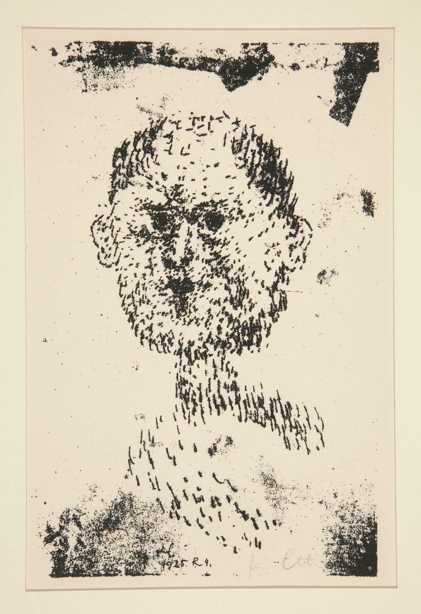 Head (Kopf) - Bearded Man (Baertiger Mann) af Paul Klee