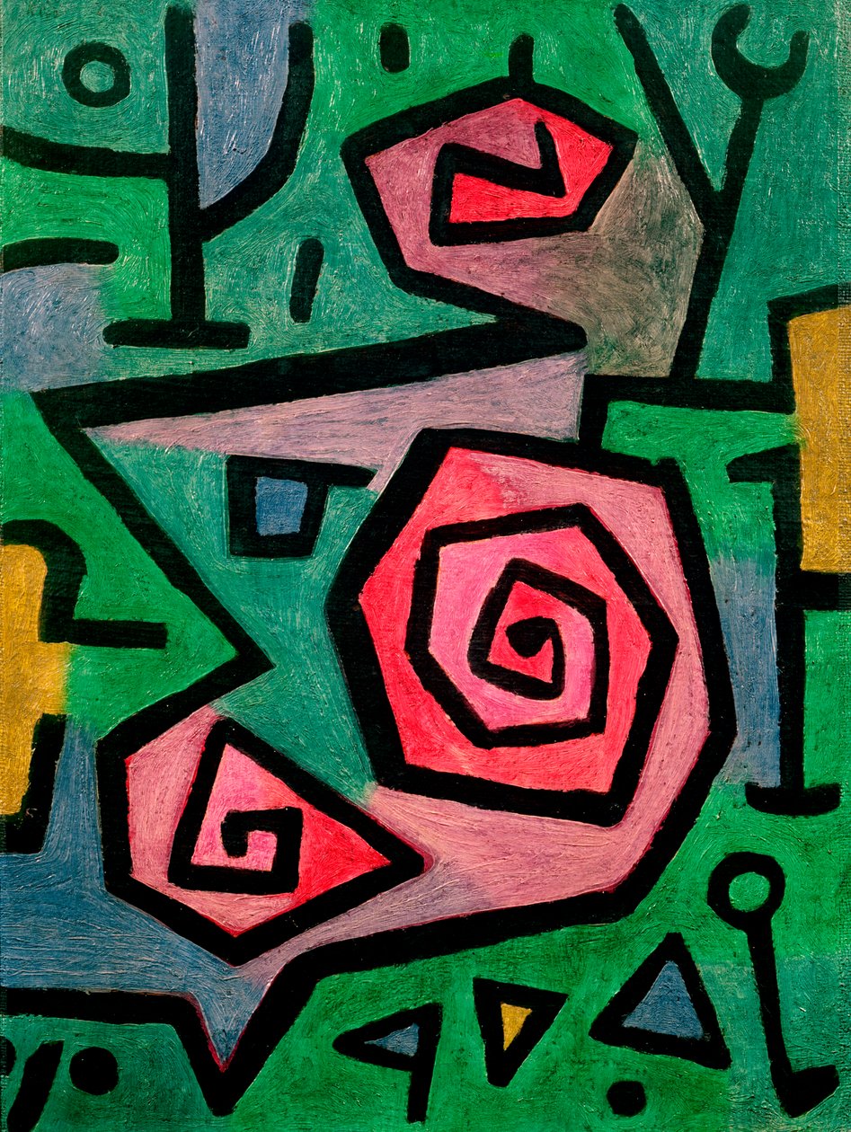 Heroiske roser af Paul Klee
