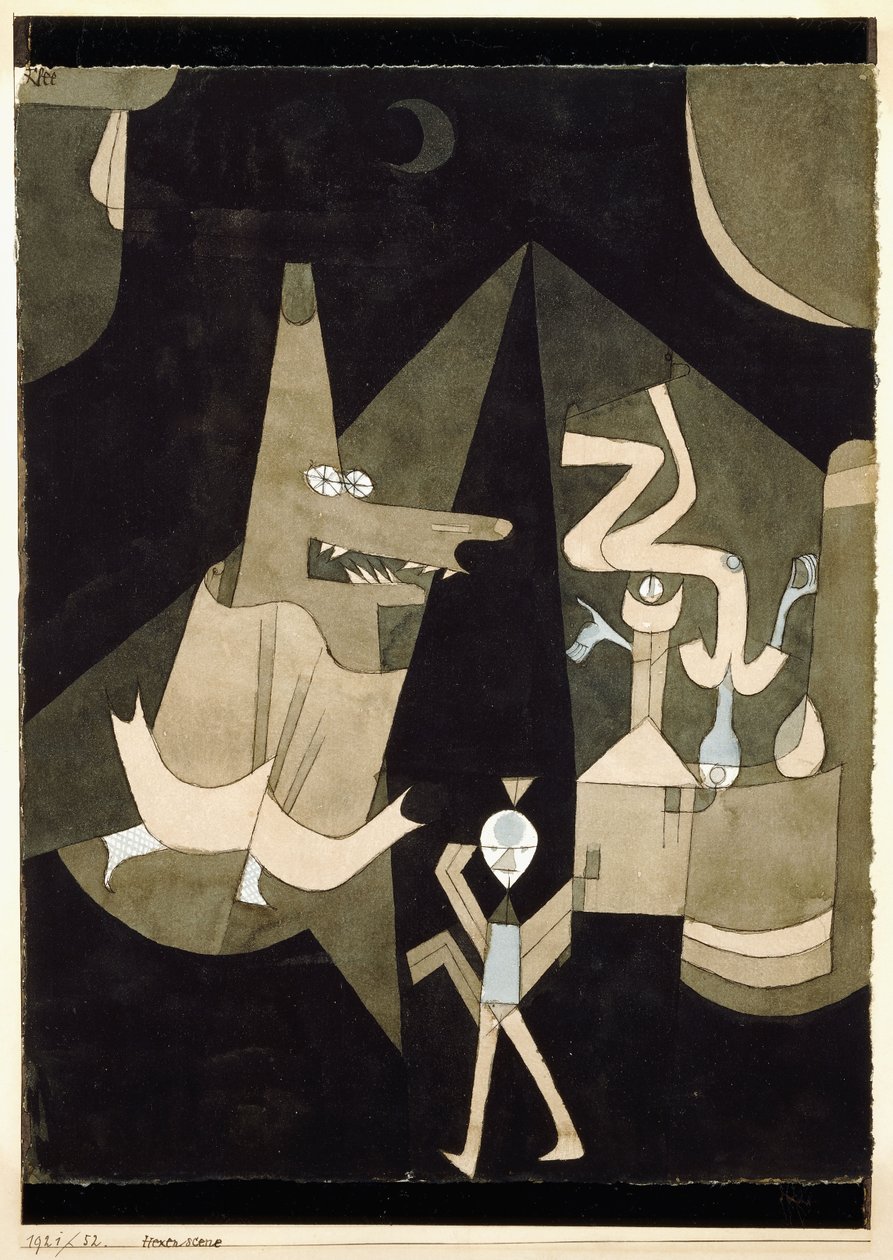 Hexen-scene af Paul Klee