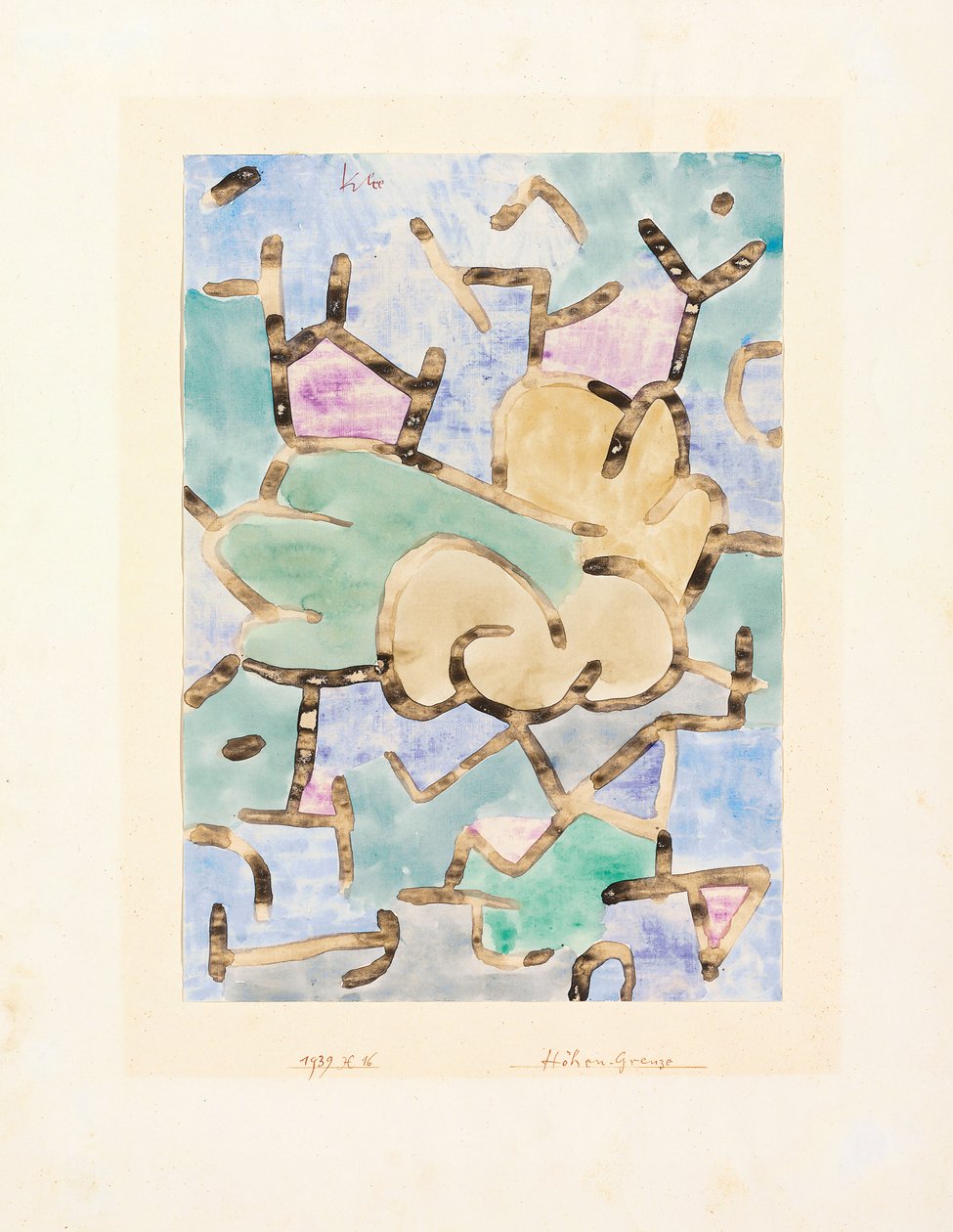høj grænse af Paul Klee