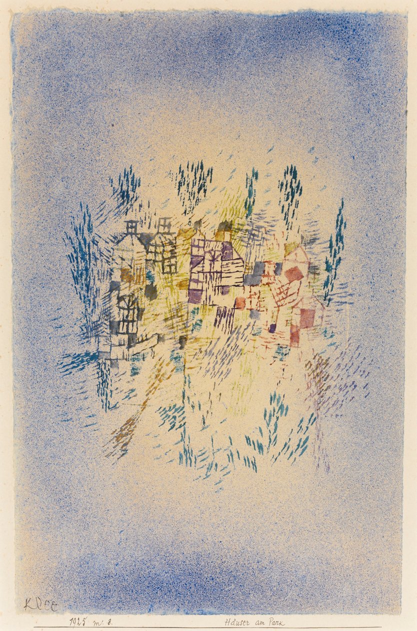 Huse ved parken. af Paul Klee