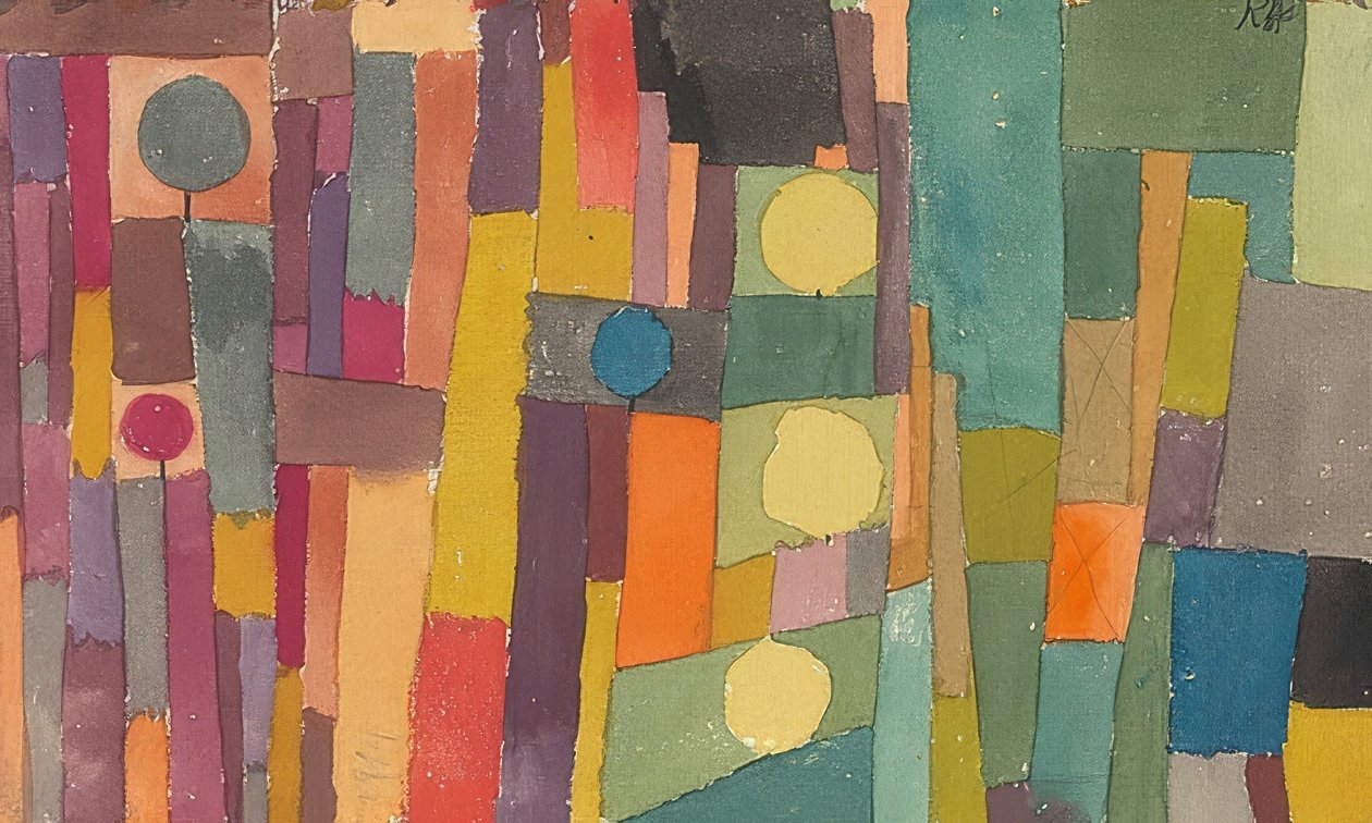 I stil med Kairouan, overført til det moderate. 1931 af Paul Klee