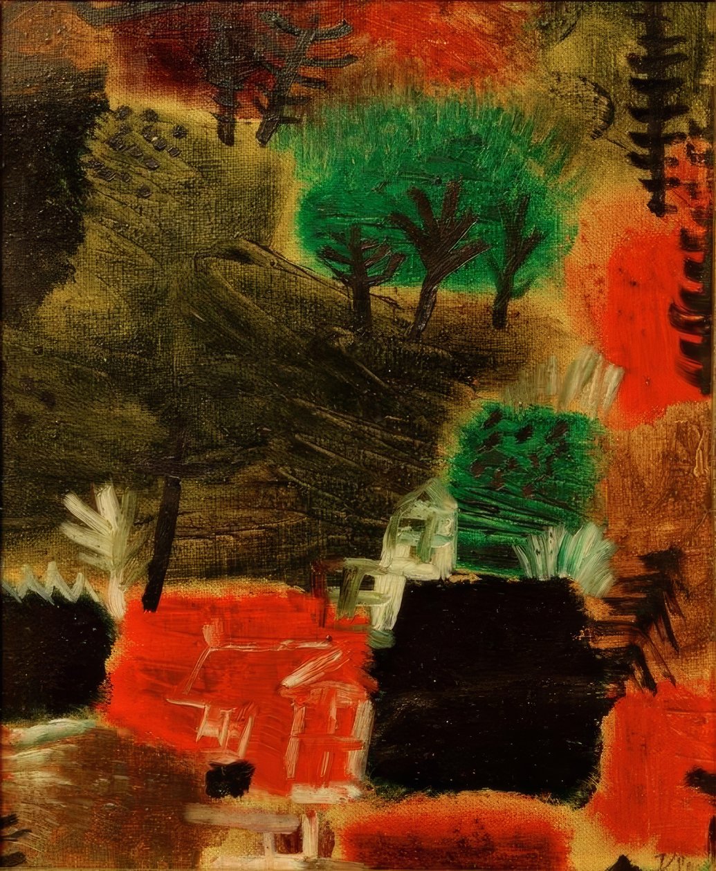 Lille landskab af Paul Klee