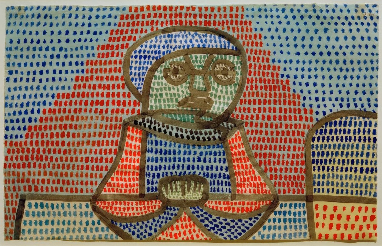 Dreng ved bordet af Paul Klee