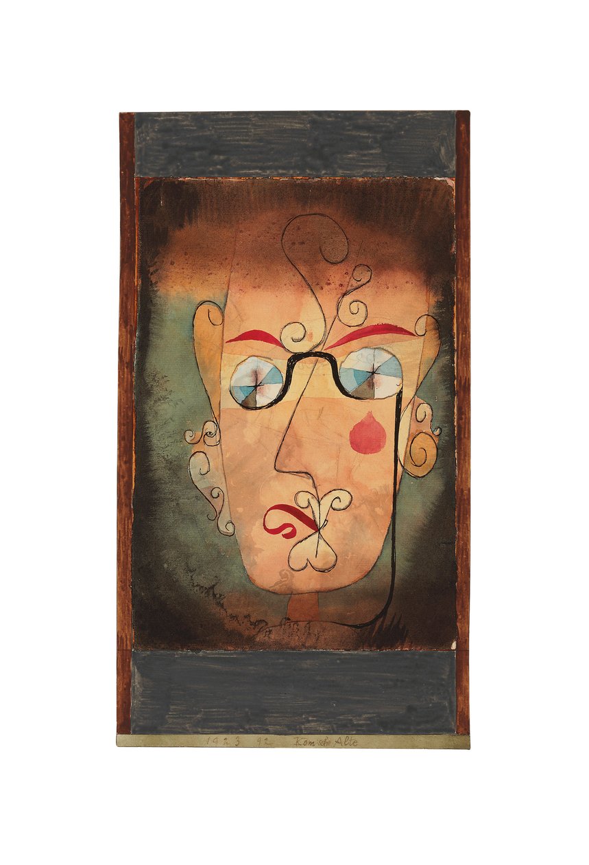 Sjov gammel mand af Paul Klee
