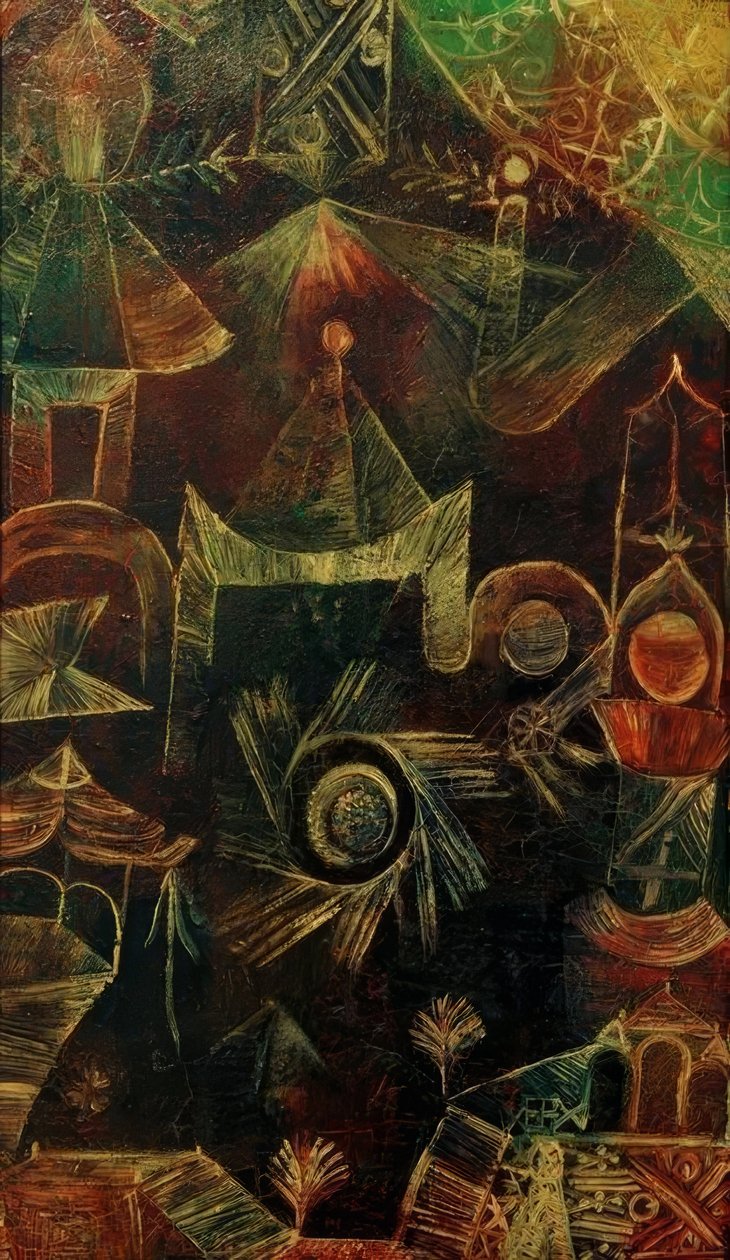 Kosmisk arkitektur af Paul Klee