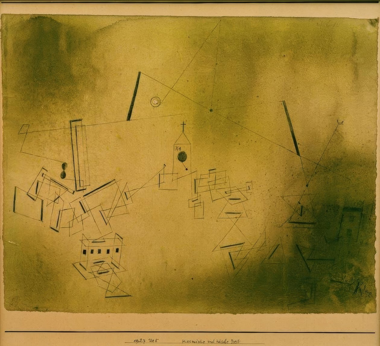 Kosmisk og jordisk tid af Paul Klee
