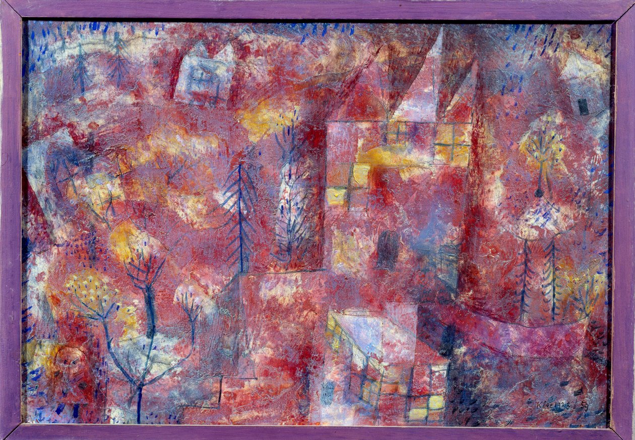 Landskab hos barnet af Paul Klee