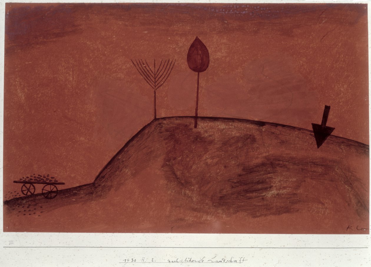 Landskab i efterlys af Paul Klee