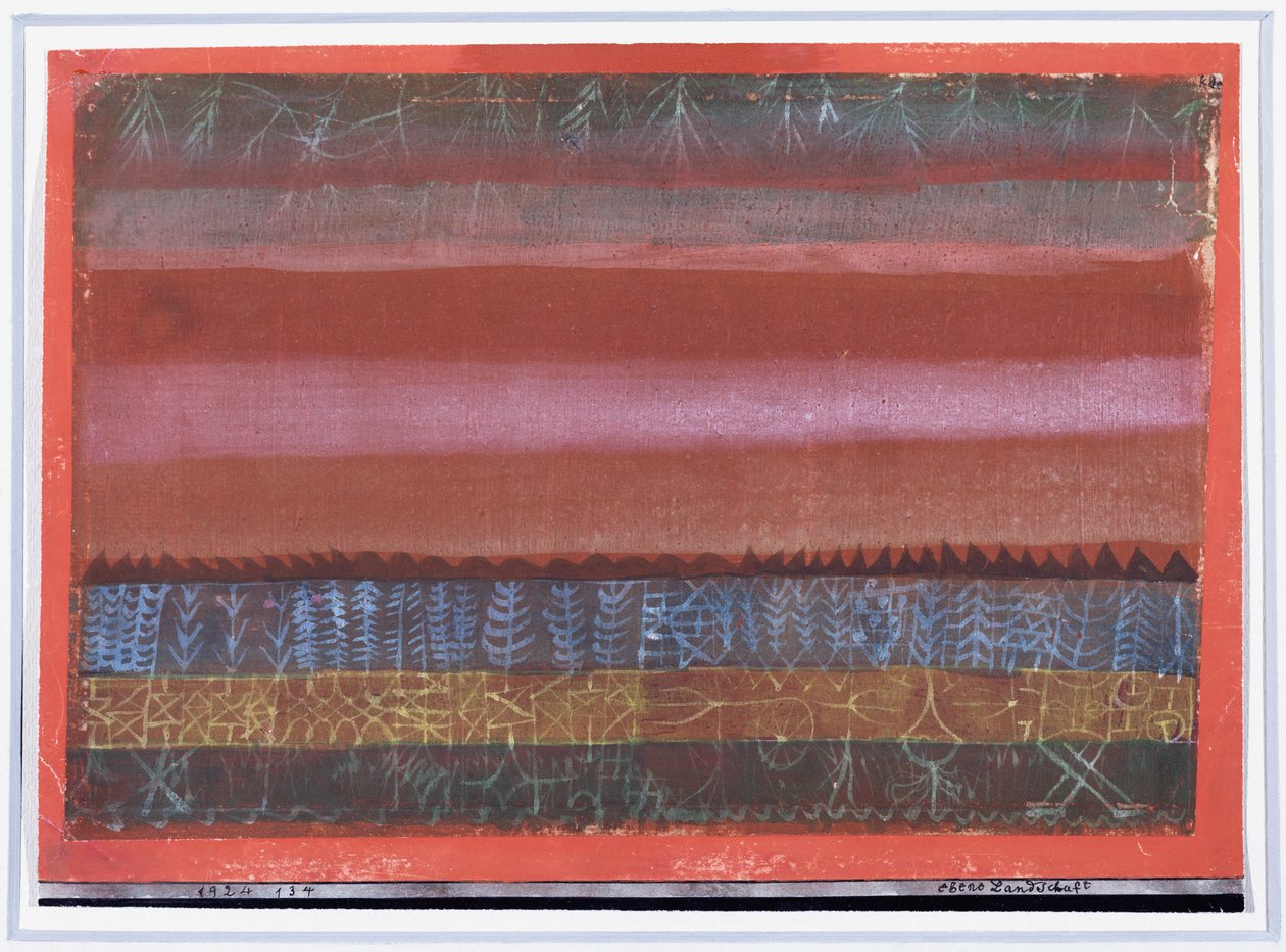 Lagdelt Landskab af Paul Klee