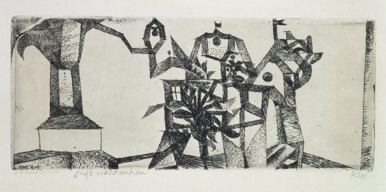 Lille luftslot af Paul Klee
