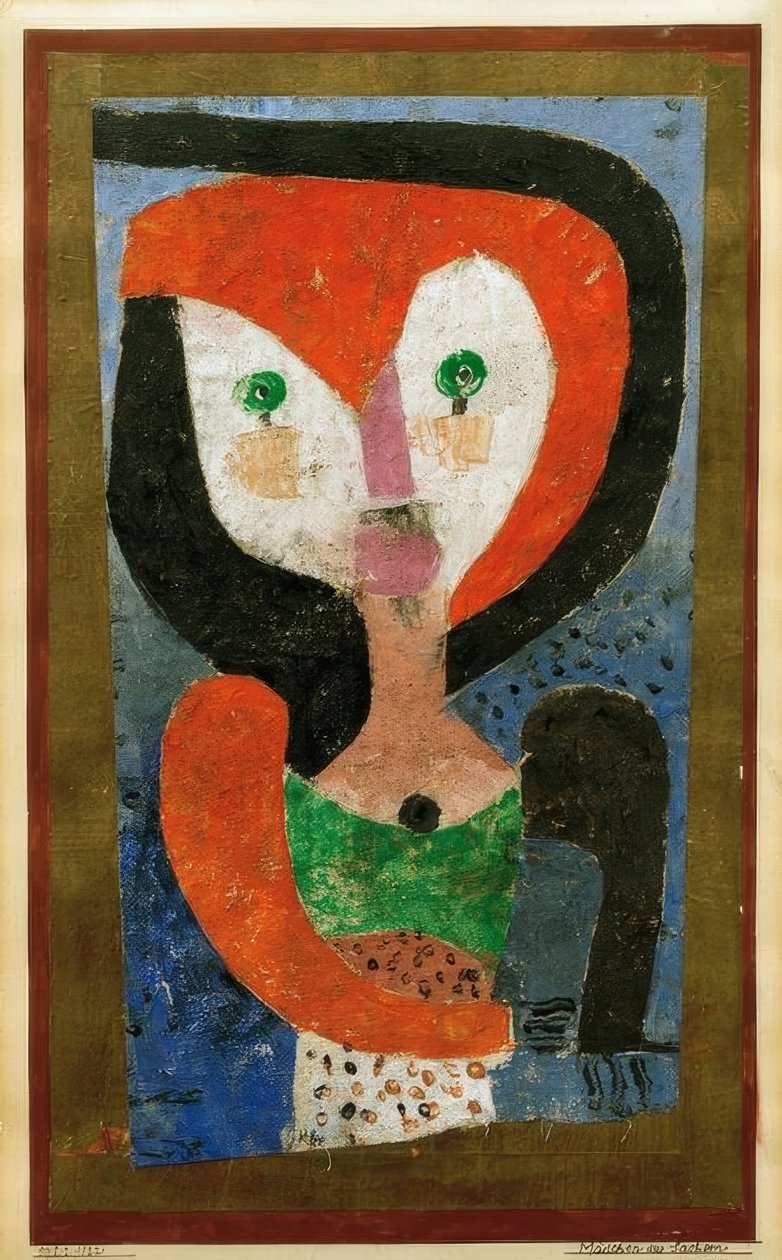 Piger fra Sachsen af Paul Klee