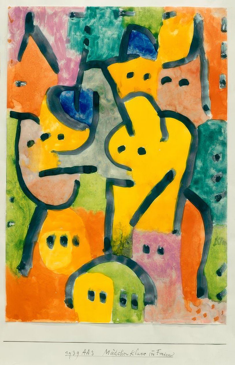 Friluftsklasse for piger af Paul Klee